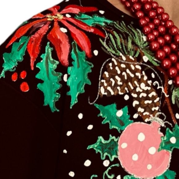 Vintage Esprit 90's Christmas Sweater Size Small - Picture 10 of 11